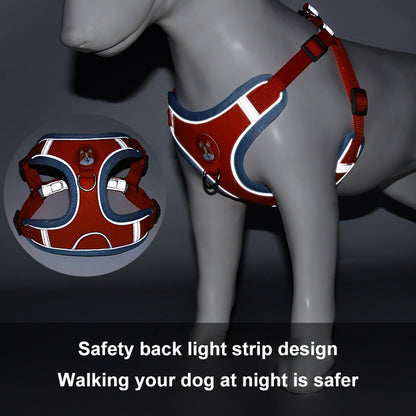 Reflective Pet Harness & Leash Set