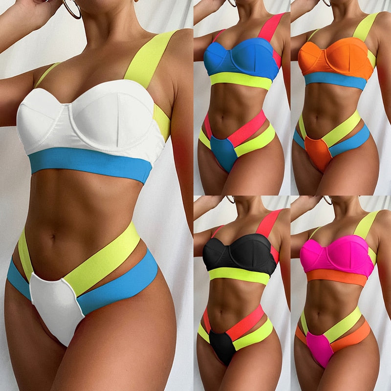 O.NIGHT™ Patchwork Sexy Swimwear